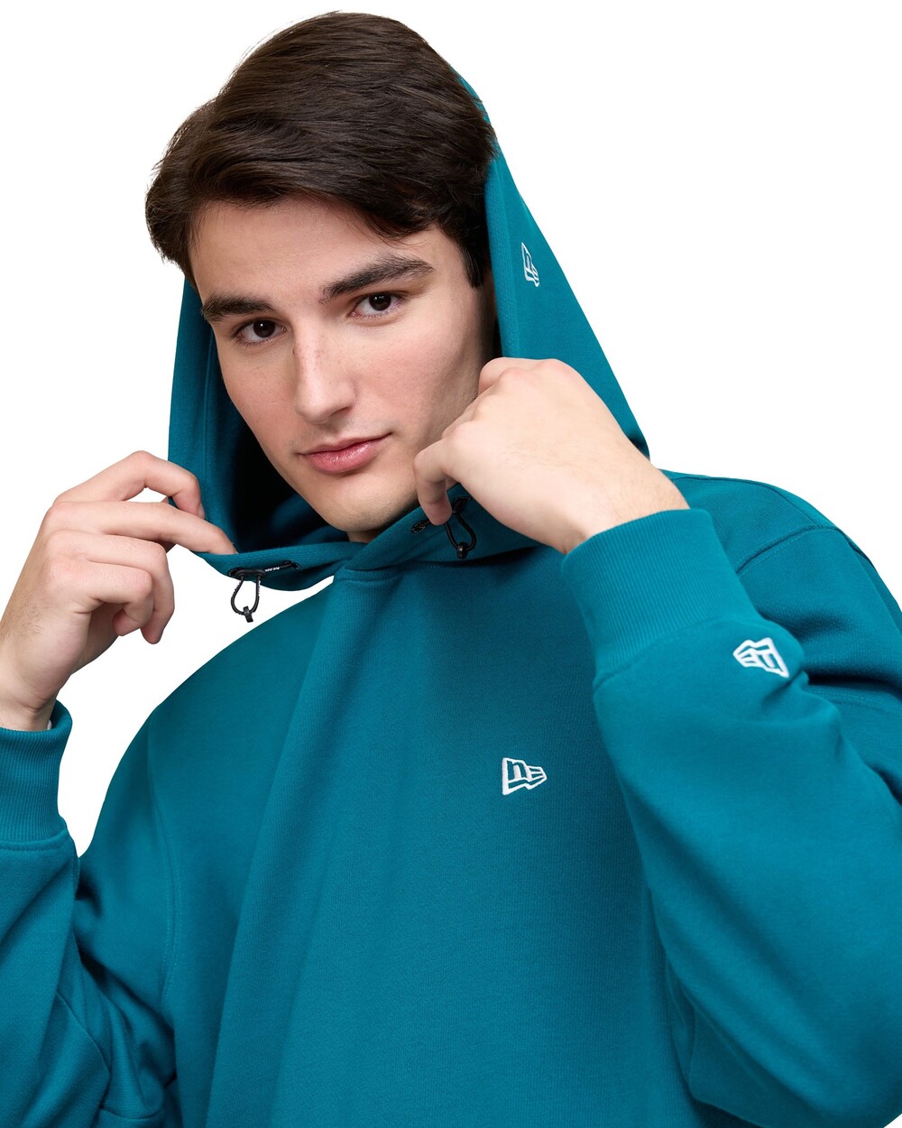 New Era Cap Blue Outdoor Hoodie - Size S